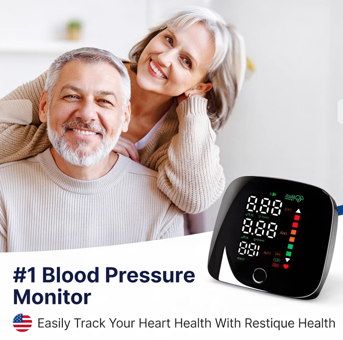 Restique Health™ Wrist Blood Pressure Monitor